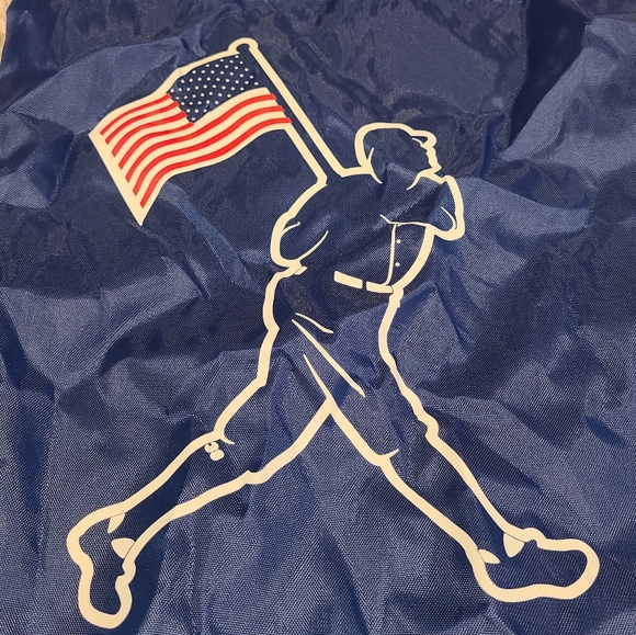 Baseballism Drawstring Nylon Backpack - Picture 4 of 5